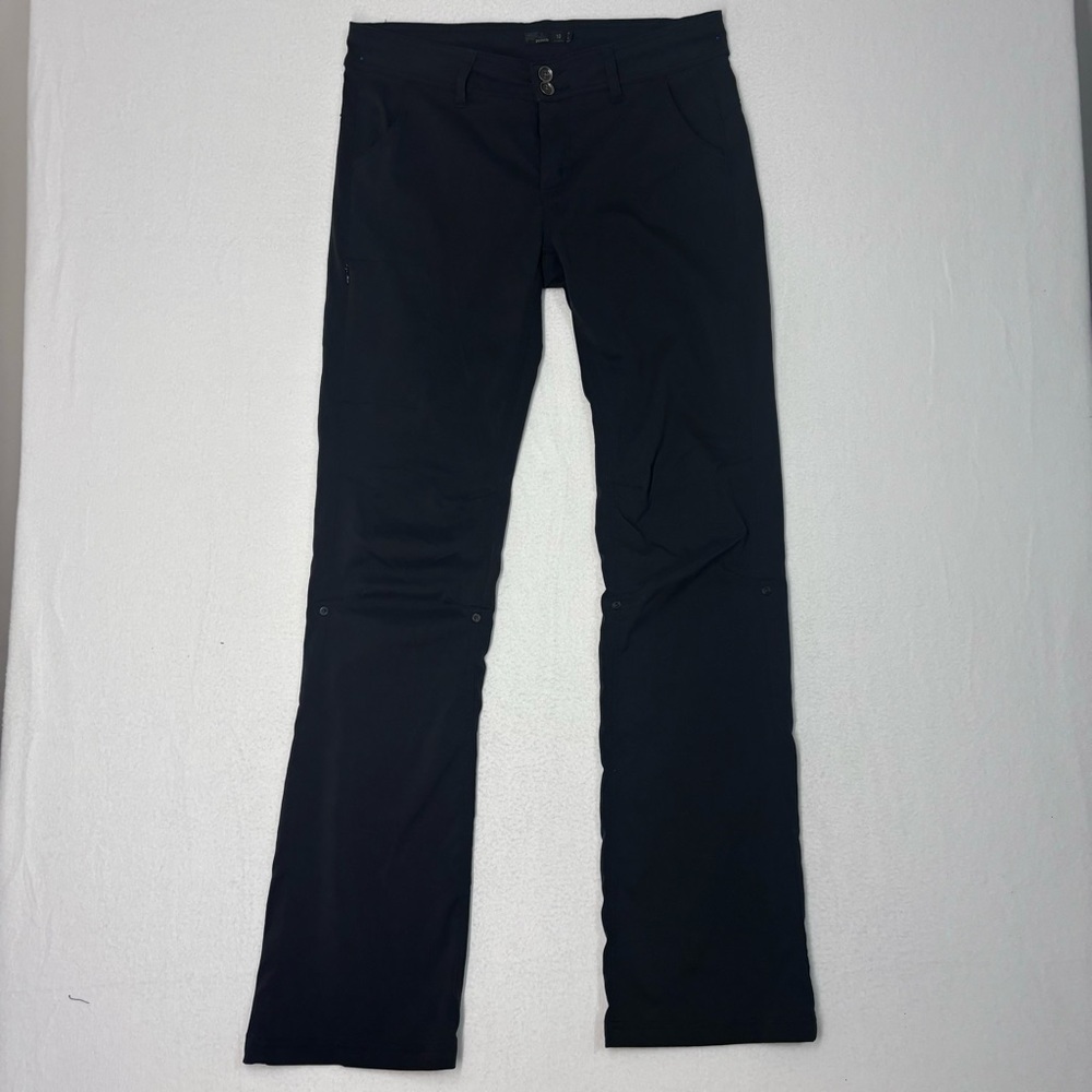 prAna Halle Pant Black Womens 10 Tall EUC Hiking Outdoor Black Style #2056971